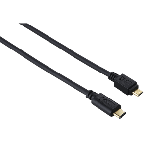 Cabo USB-C Micro/2.0 A 0,75m HAMA - N2351