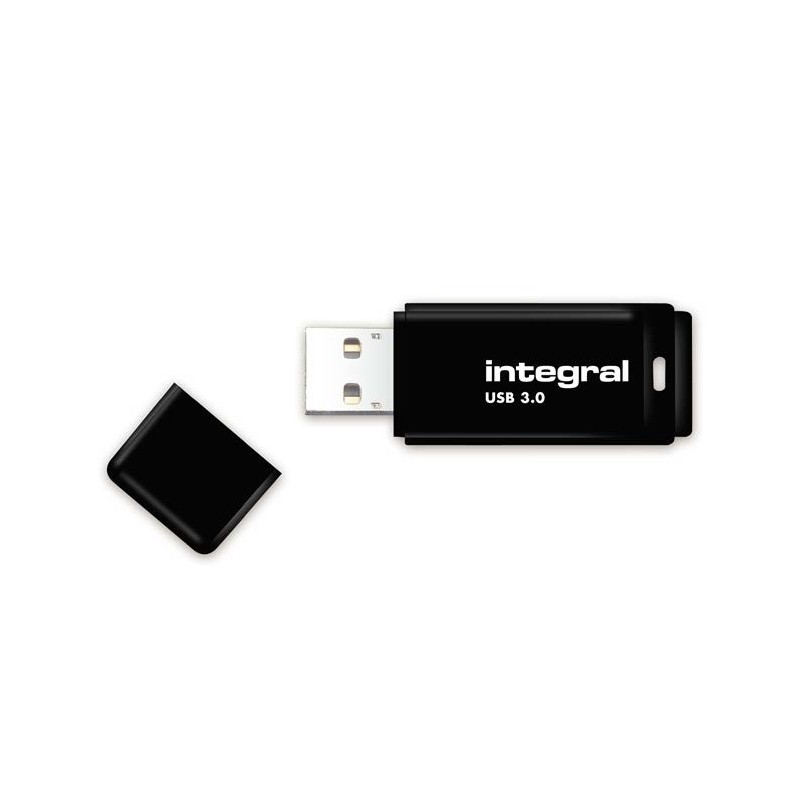 PEN DRIVE FLASH 64GB USB 3.0 PRETA INTEGRAL