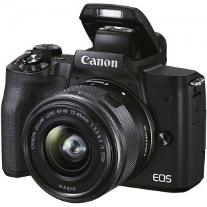 CANON EOS M50 MKII MÁQUINA FOTOGRÁFICA DIG.24MP EFS15-45S+55-200 IS BLACK - N1030