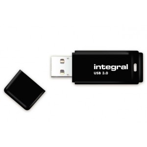 PEN DRIVE FLASH 64GB USB 3.0 PRETA INTEGRAL - N2385