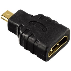 Cabo HDMI 1,5m Plaquó Ouro Com 2 Adaptadores Mini/Micro HAMA - N2307