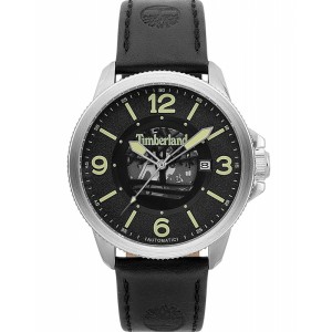 Relógio Timberland Biddeford Para Homem em Preto/Couro - N4280