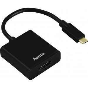Cabo USB TYPE-C HDMI Com Adaptador HAMA