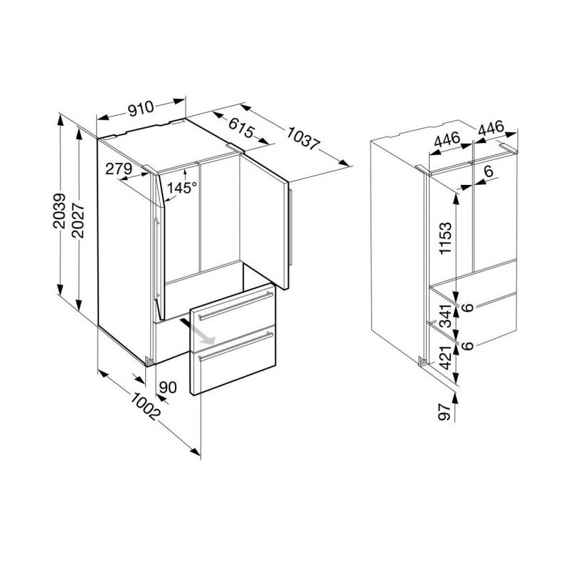 GELEIRA COMBI 434Lt BIOFRESH DUOCOOL GELO LIEBHERR 12 GELEIRA COMBI 434Lt BIOFRESH DUOCOOL GELO LIEBHERR - Image 12